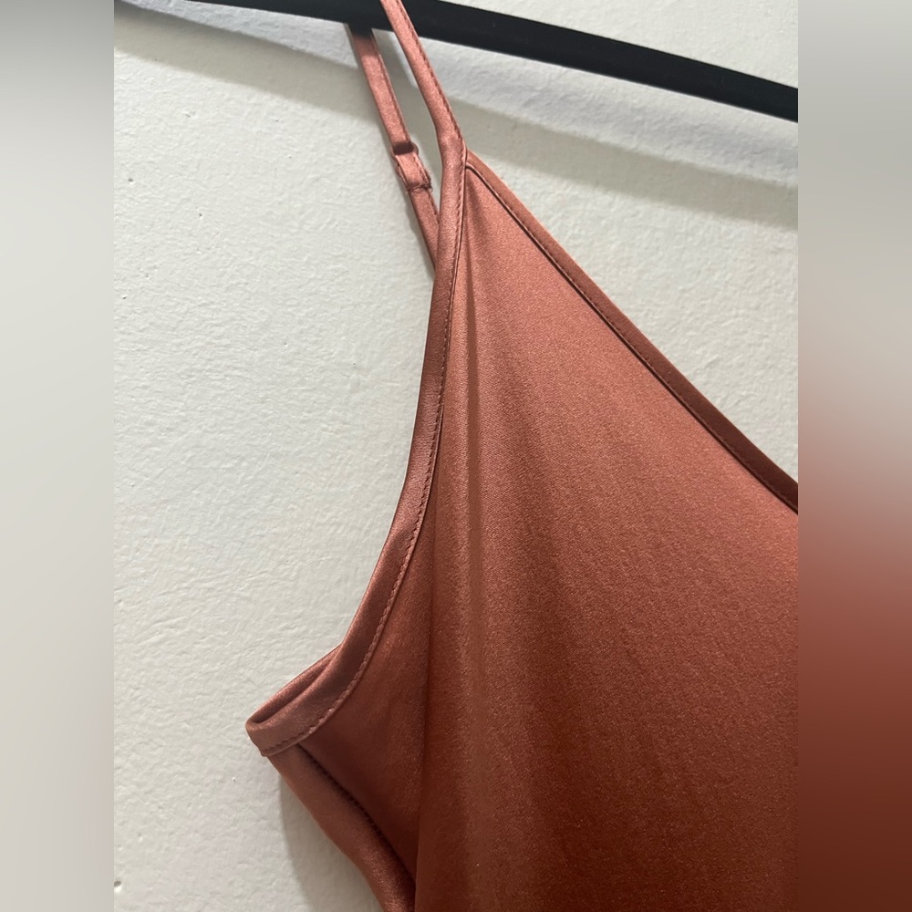 Quince Washable Silk Slip Dress in Rose Powder, Size S - Picture 9 of 16